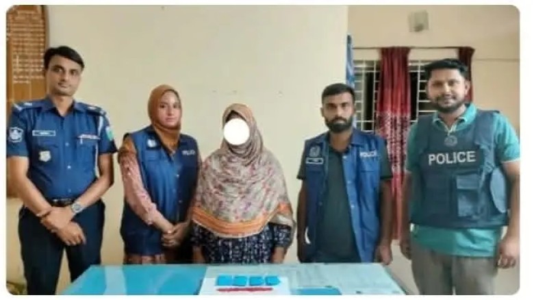 দোয়ারাবাজারে ইয়াবাসহ নারী মাদক ব্যবসায়ী গ্রেপ্তার